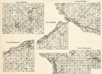 Grant County - Beetown, Cassville, Millville, Watterstown, Bloomington, Wisconsin State Atlas 1930c